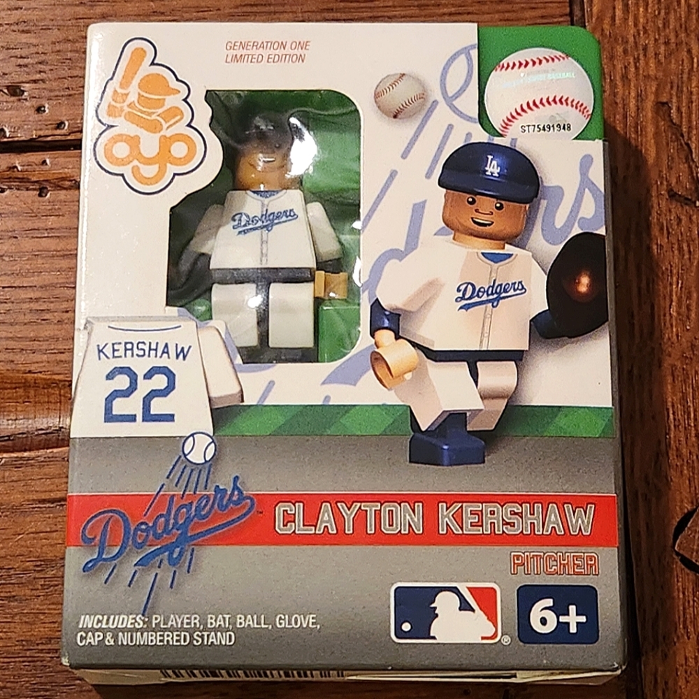 NWT RARE 1st Edition LA Dodgers Clayton Kershaw Oyo Buildable Character